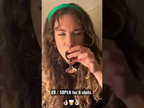 The best Vodka in Krakow- Wodka Bar! Try their Caramel vodka 🤪