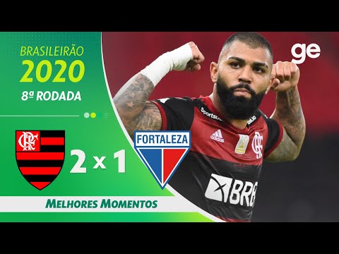 Gols e lances de Flamengo x Fortaleza