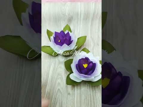 satin ribbon flowers #shorts