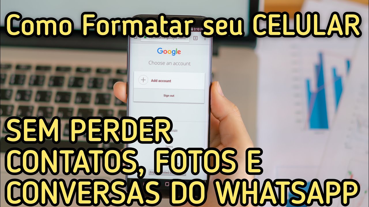 Como Formatar Celular ANDROID e não perder CONTATOS, FOTOS, VIDEOS, CONVERSAS DO WHATSAPP