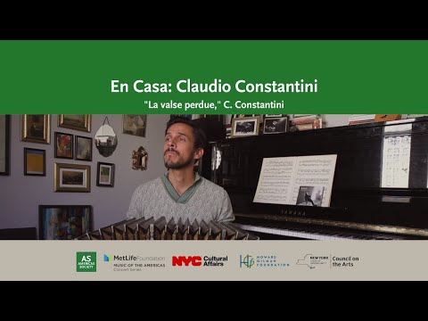 En Casa: Claudio Constantini "La valse perdue"