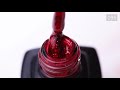 Kira Nails gel varnish No. 095 (intense red with micro-shine), 6 ml