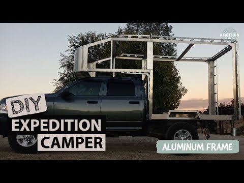 Couple Builds DIY Expedition Vehicle E2 | Aluminum Frame