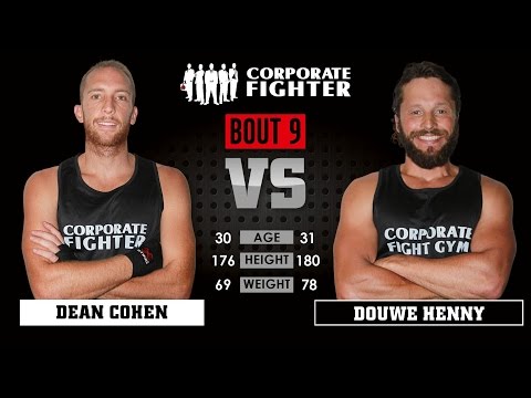Corporate Fighter 24 - Dean Cohen vs Douwe Henny