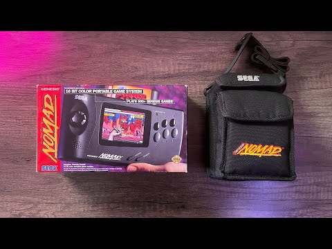 UNBOXING — Sega Genesis “Nomad” Console: MK-6100 w/ Official Carrying Travel Pouch (1995)