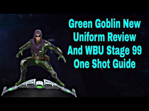 Green Goblin New Uniform Review And WBU Stage 99 One Shot Guide - Marvel Future Fight