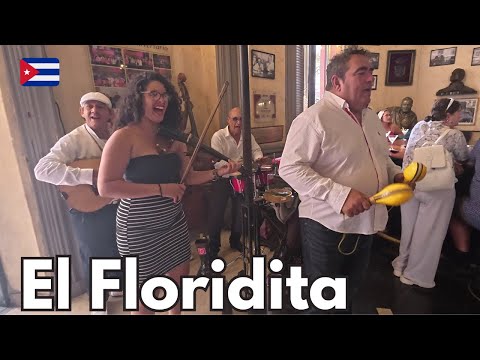 Step Inside History 🇨🇺 El Floridita Havana’s Most Famous Bar 🎶🍸 in 4K
