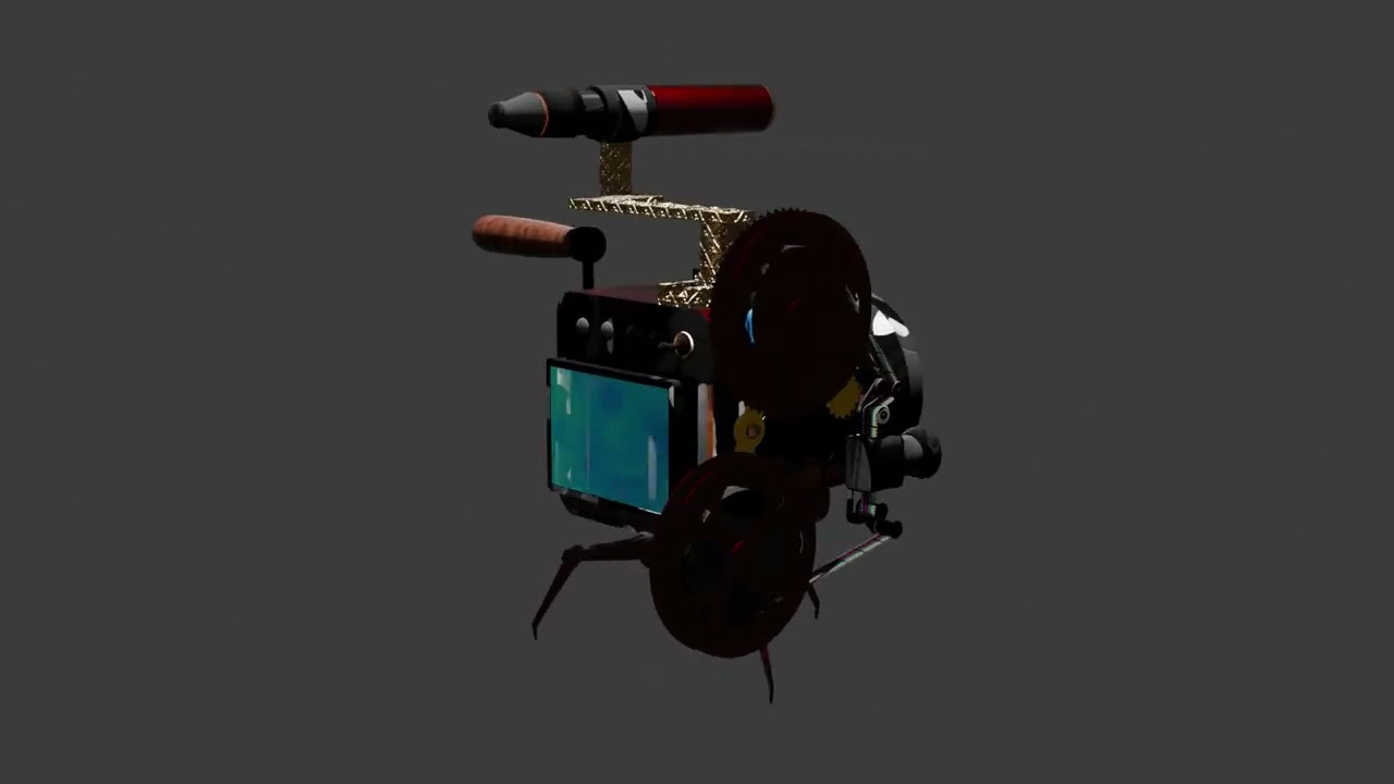Chinese Movie Camera 3D Model