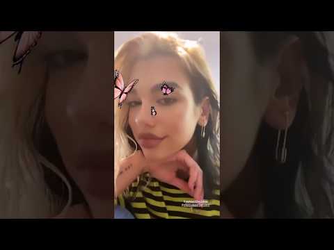 Dua Lipa butterfly via Instastorie 7/jan/2020