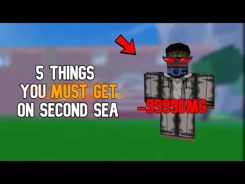 5 Things you MUST GET on the Second Sea in Blox Fruits! *BEST ITEMS*