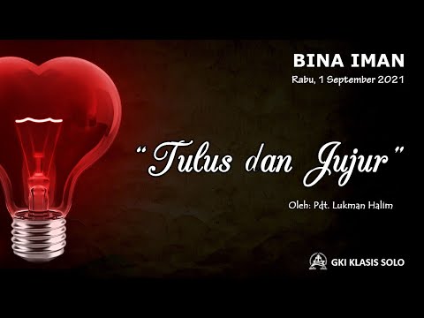 Bina Iman GKI Klasis Solo 1 September 2021
