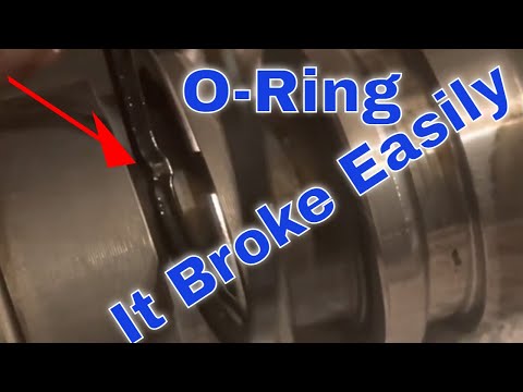 What a Failing O-ring on 7.3 Powerstroke Turbo Diesel Injector Looks like.