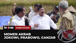 Presiden Jokowi, Prabowo & Ganjar Janjian di Tengah Sawah | Kabar Petang tvOne