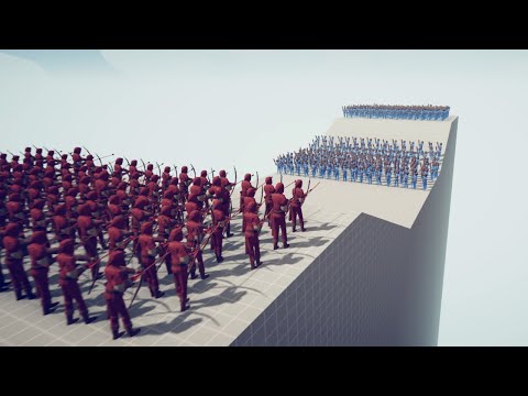100x ARCHERS vs CLUBBERS HORDE - Totally Accurate Battle Simulator
