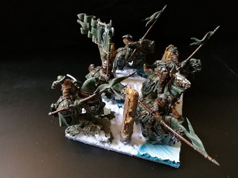 Snow effect and painting rock - Creating a Multi Base for Kings of War (part 3)