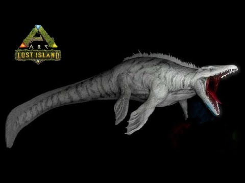 ARK Lost Island || Taming a Max Level Of Mosasaurus by using a Trap ||••