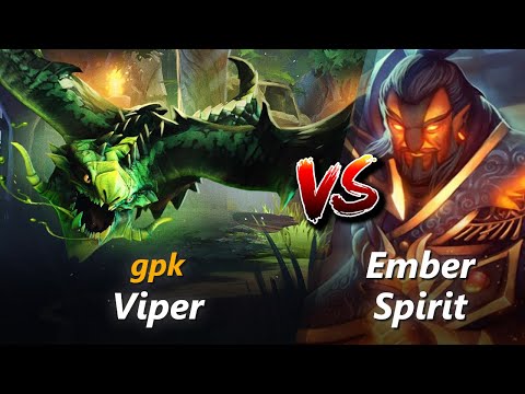 How to Viper mid vs Ember Spirit (feat. gpk) | First 10 minutes