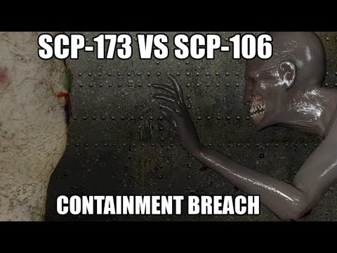 173 Scp 096 Vs Scp 173 Sfm Youtube - roblox scp anomaly breach escaping the facility with a bit of console command cheating