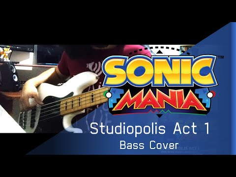 VGM | Studiopolis Act 1 - Sonicmania | Bass cover