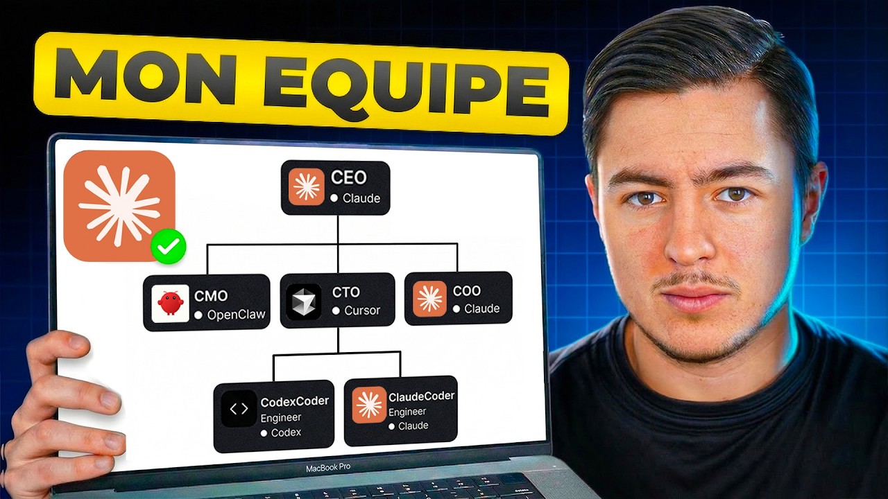 Paperclip : Créez une équipe d'Agents IA qui travaillent 24/24h ! (Tuto Complet)