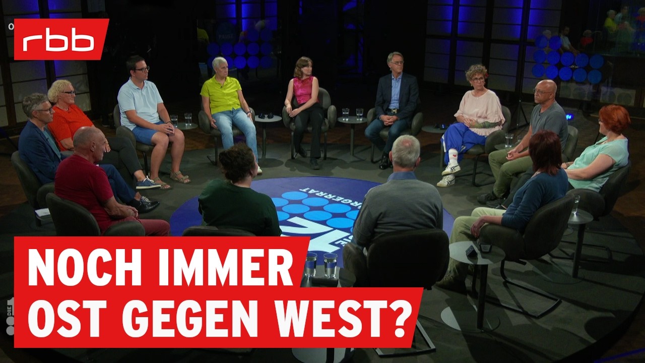Sind Ostdeutsche Bürger 2. Klasse? | Die 12 - Der rbb-Bürgerrat | Talk