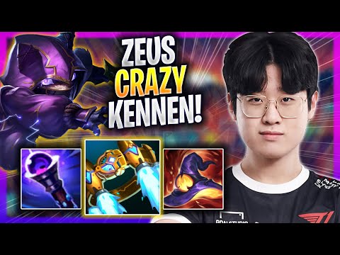 ZEUS IS SO CRAZY WITH KENNEN! - T1 Zeus Plays Kennen TOP vs Jayce! | Season 2023