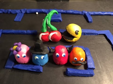 PAC-MAN! Animation Claymation/Typography