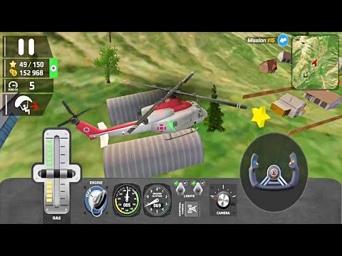 FINDING THE HIDDEN STARS - Helicopter Flight Pilot - Super Android Game - Part#6 - AIRPLANE GAMEPLAY