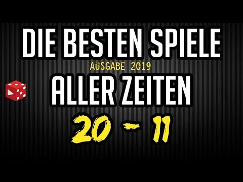The best games of all time ∙ Ranks 20 - 11 ∙ My Top 100 Board Games ∙ 2019 Edition