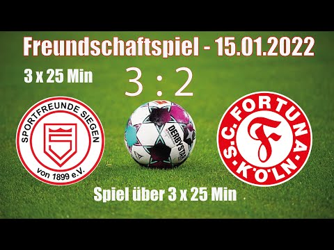 Sportfreunde Siegen D1 U13 - SC Fortuna Köln U13, 3 x 25 Min, Endstand 3:2
