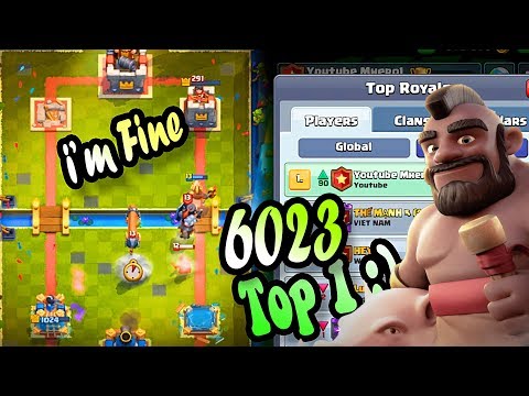 🔥# 1 Ranked 6023👈 Hog EXENADO is BETTER THAN EVER! Clash Royale