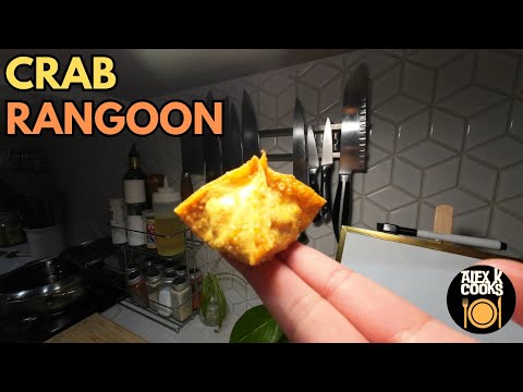 Homemade Crab Rangoon Recipe | Crispy & Creamy Crab-filled Wontons