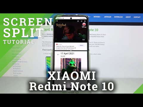 How to Enter Split Screen on XIAOMI Redmi Note 10 – Create Double Working Space