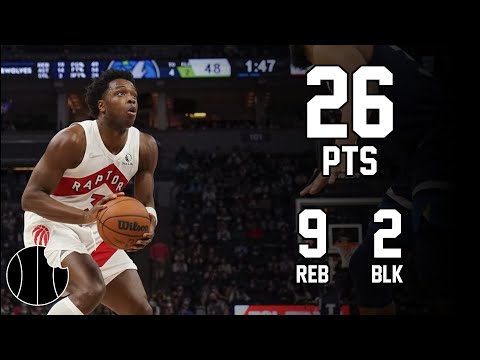 O.G. Anunoby Highlights | Raptors vs. Mavericks | 26th Nov 2022