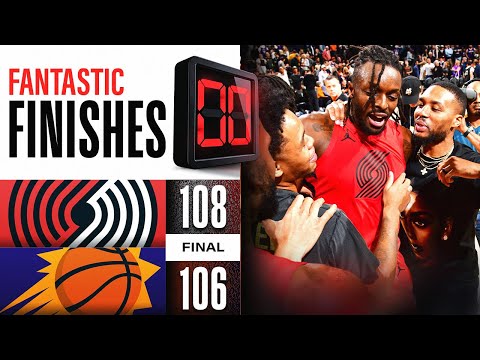 Final 2:56 WILD ENDING Trail Blazers vs Suns 🚨🔥