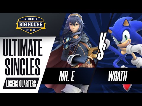 Mr. E (Lucina) vs Wrath (Sonic) - Ultimate Singles Losers Quarters - The Big House 11