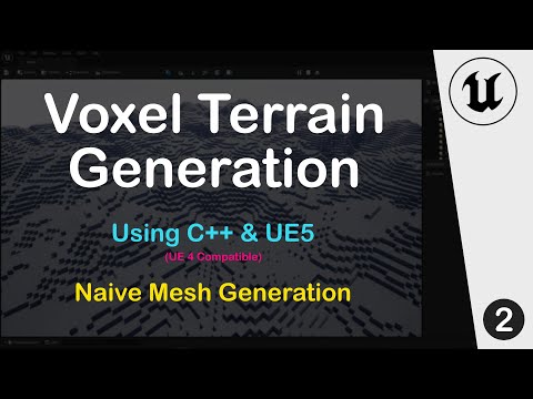 CodeBlaze - UE5 C++Tutorial - Minecraft like Voxel Terrain Generation : Part 2 Mesh Generation