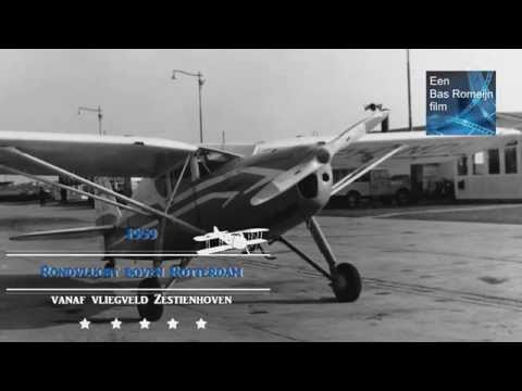 1959 Rondvlucht Rotterdam vanaf Zestienhoven