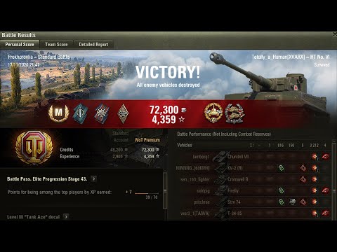 HT No. VI - 4 KILL + 3,212 DMG + 816 AST - Prokhorovka — Standard Battle | World of Tanks