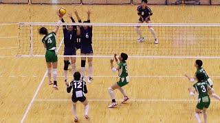 【2025近畿大会・決勝戦】金蘭会 vs 四天王寺　第１セット＜女子バレーボール＞