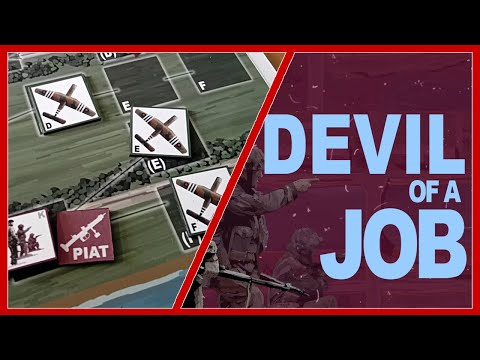 How does the Glider Landing Phase work in "Devil of a Job" - Solitaire Wargame