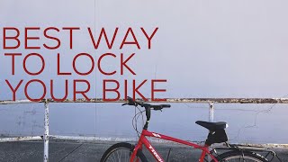 Best way to lock your bike