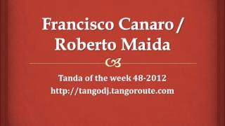 Tanda of the week 48-2012: Francisco Canaro / Roberto Maida (tango)