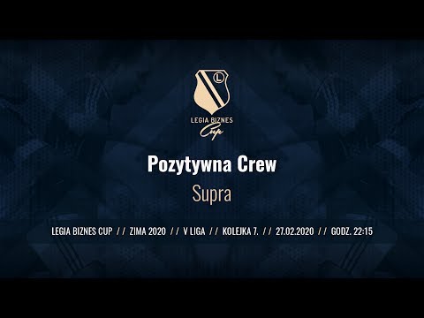 Skrót spotkania Pozytywna Crew - Supra ( Legia Biznes Cup Zima 2020 )