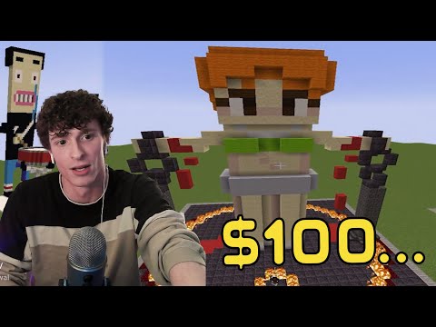 HansumFella - My Viewers Competed in a Minecraft Building Competition for $100...