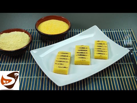 Polenta grigliata: arrostita alla piastra - antipasti (grilled polenta recipe)