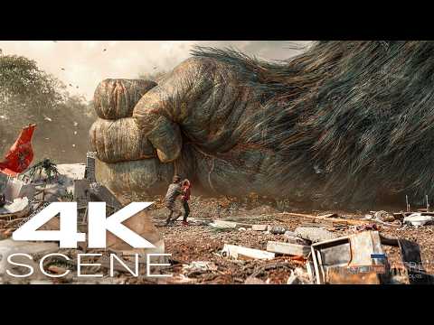 Kong Smashes ground Angry At Humans (2026) 4K Scene | Monarch: Legacy Of Monsters Fight Clip Trailer
