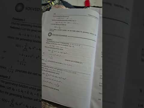 What is generating function? #mscmaths #differenceequation