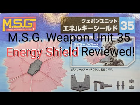 A beam shield from the M.S.G. line? Energy Shield Unit 35 review!