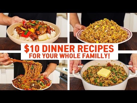 Only $10?! These Cheap & Easy Dinners Can Feed Your Whole Family!